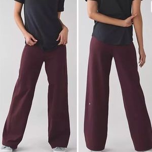 Sit in Stillness Maroon Pant